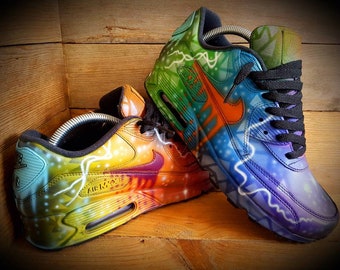 Custom Painted Air Max 90/sneakers/shoes/kicks/premium/personalised ...