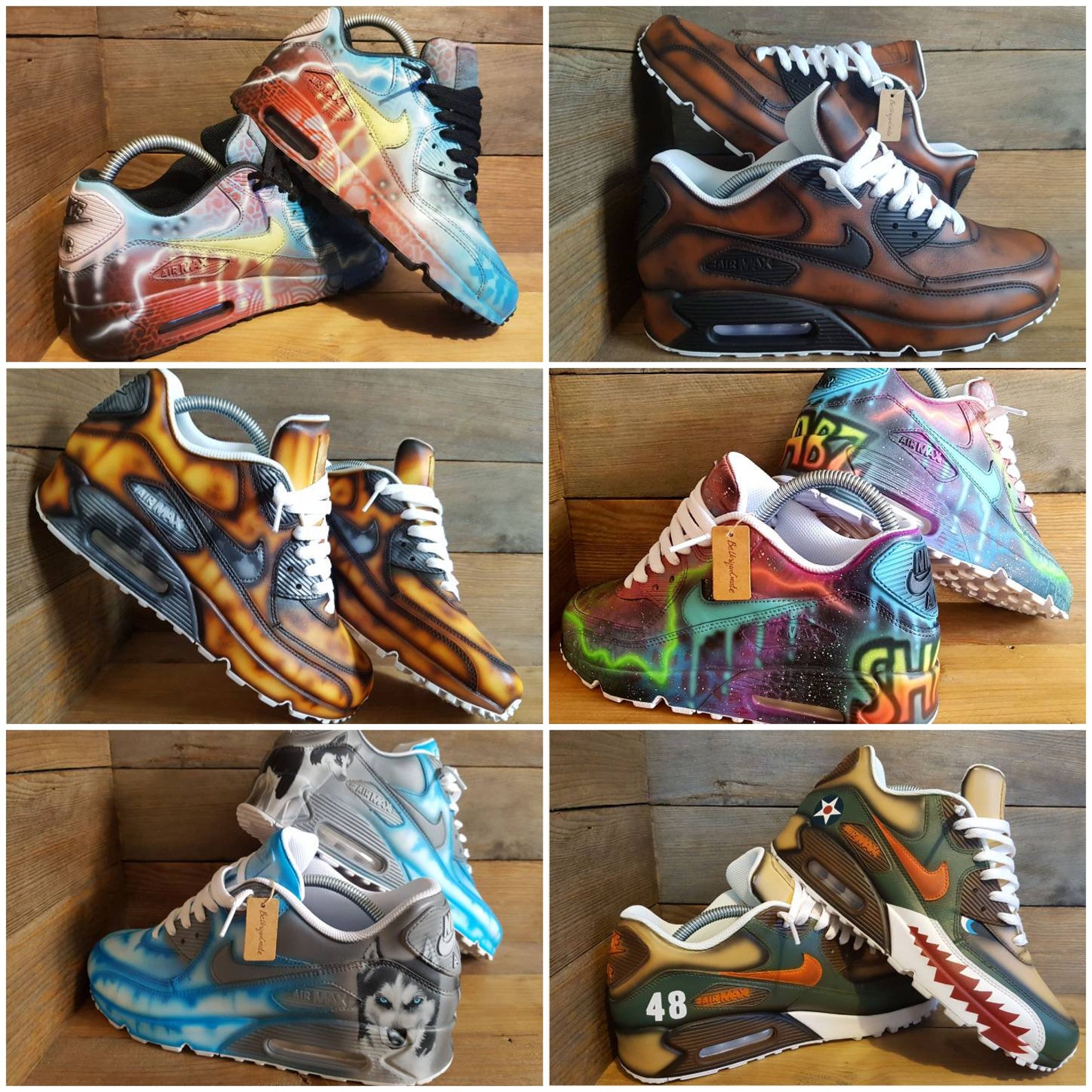 custom black air max