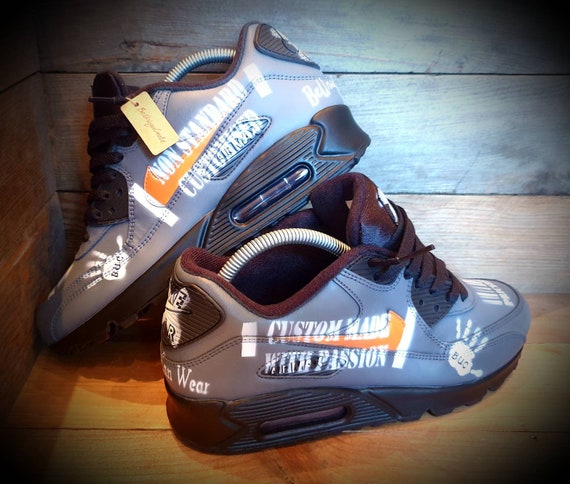 Custom Painted Air Max 90/Sneakers/Shoes/Kicks/Premium/Personalised/The Unique One