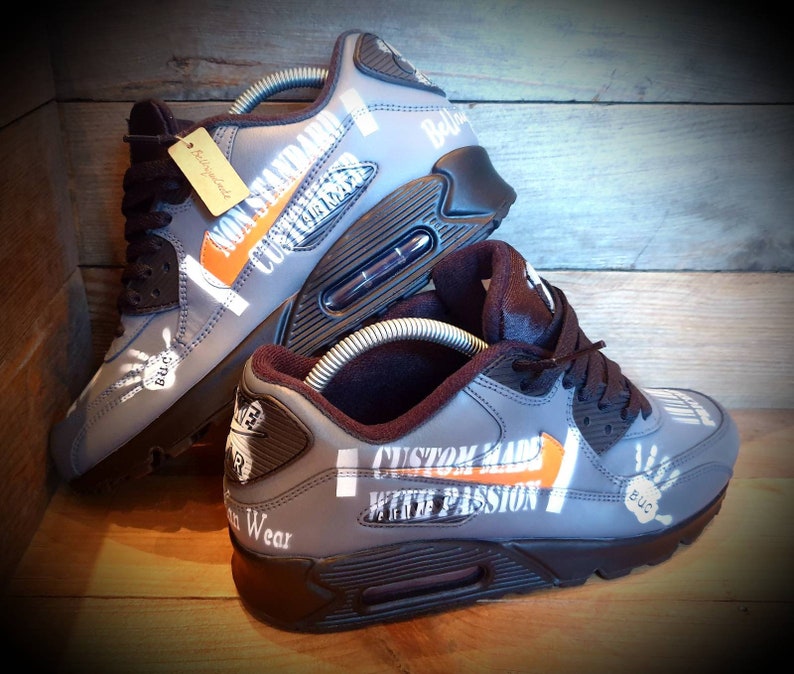 Custom Painted Air Max 90/Sneakers/Shoes/Kicks/Premium/Personalised/The Unique One image 1