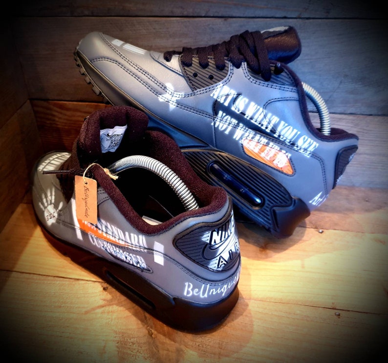 Custom Painted Air Max 90/Sneakers/Shoes/Kicks/Premium/Personalised/The Unique One image 4