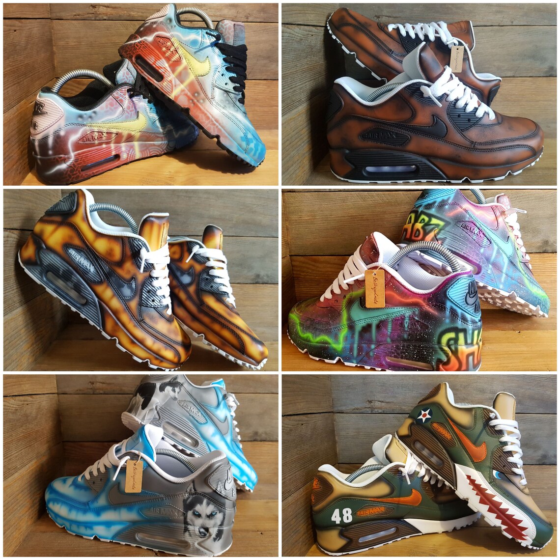 custom painted air max 95
