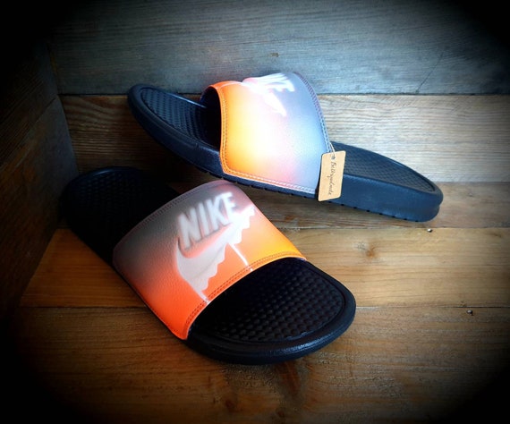 nike ombre slides