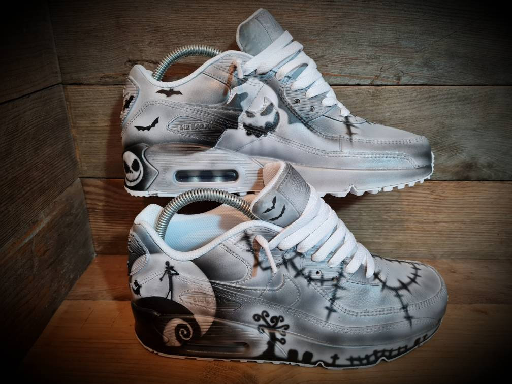 Custom Painted Desert Camo Nike Air Max 90 Sneakers – B Street Shoes