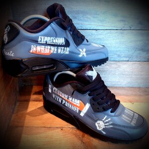 Custom Painted Air Max 90/Sneakers/Shoes/Kicks/Premium/Personalised/The Unique One image 2