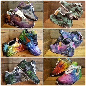 Custom Painted Air Max 90/Sneakers/Shoes/Kicks/Premium/Personalised/The Unique One image 9