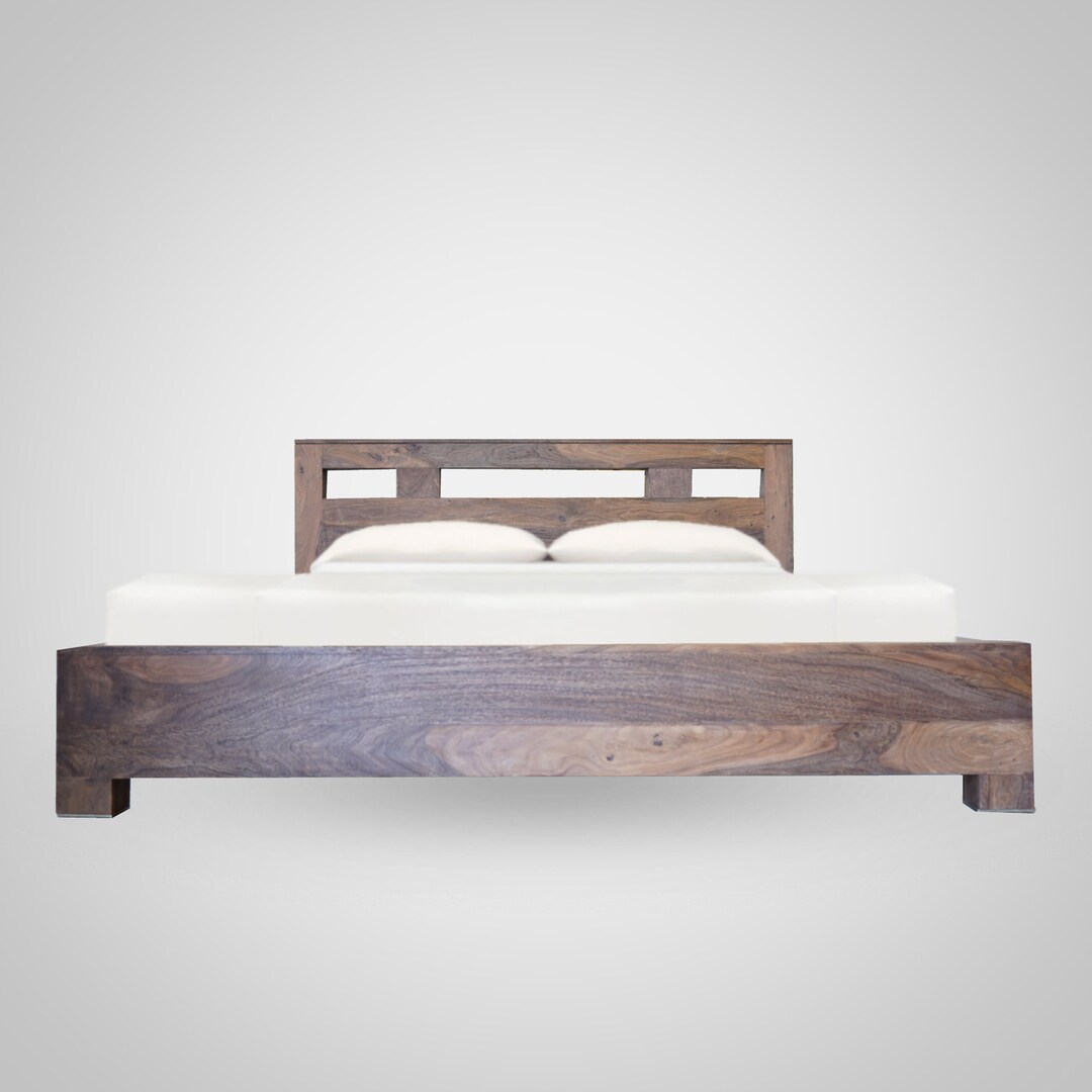 Casasuarez Zen Headboard King & Queen Sheesham Wood Bed Etsy