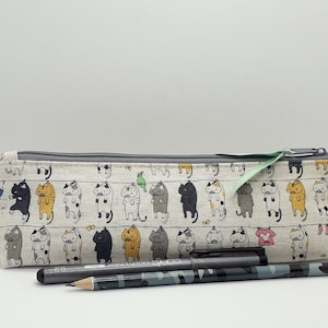 Laundry Cats Pencil Case: Kawaii Japanese Stationery Pouch