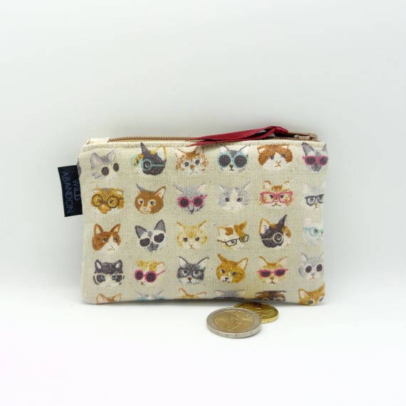 Japanese Cute Coin Purse Red Cat