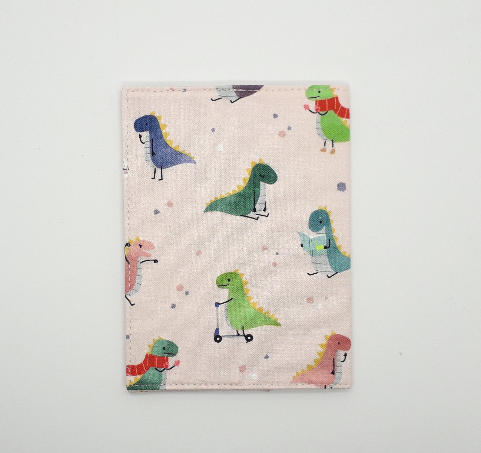 Playful Dinosaurs Passport Cover Pink Cute Passport Holder | Etsy