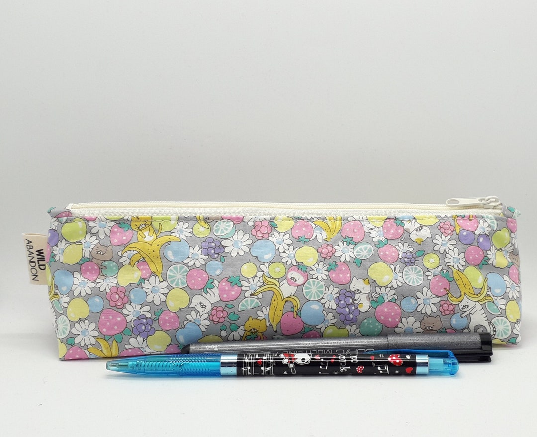 Fruit Salad Cats Pencil Case Japanese Kawaii Cute School College