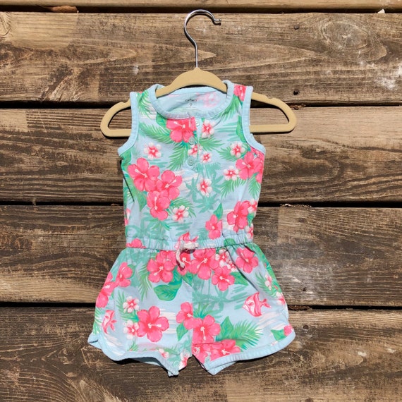 girls hawaiian romper