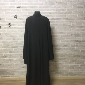 Greek style Outer cassock with minimalist embroidery - Orthodox Greek Riassa - Priest's external cassock - Rhason - Exorhason