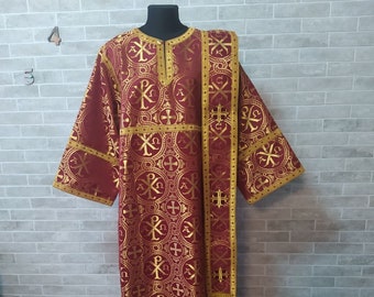 Deacon's sticharion - Orthodox Vestment - Deacon's set of vestments - Stikharion