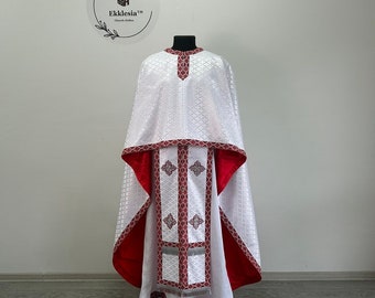 Szaty kapłańskie - Szaty kapłańskie - Ubrania dla kapłanów - szaty liturgiczne - Tkanina religijna - Klasyczne stroje duchowne szyte na miarę - strój kościelny