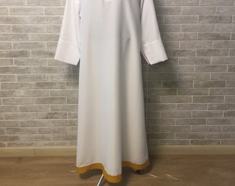 Stykhar without embroidery - podriznik with ribbon - Priest stikhar - Altar vestment - Stikhar