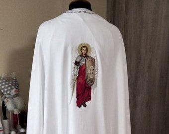 New Greek vestment with machine embroidery - Priest vestment - Clothes for priests - Liturgical vestments - Liturgical garments