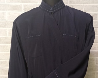 Wave Embroidered Orthodox cassock - Inner cassock - Cassock for a priest- Church garment - Religious cloth - Orthodox cassock