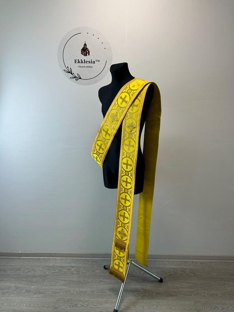 Deacon's / Protodeacon's orarion - Orthodox orarion - Greek Orarion - Russian Orarion - Stole image 1