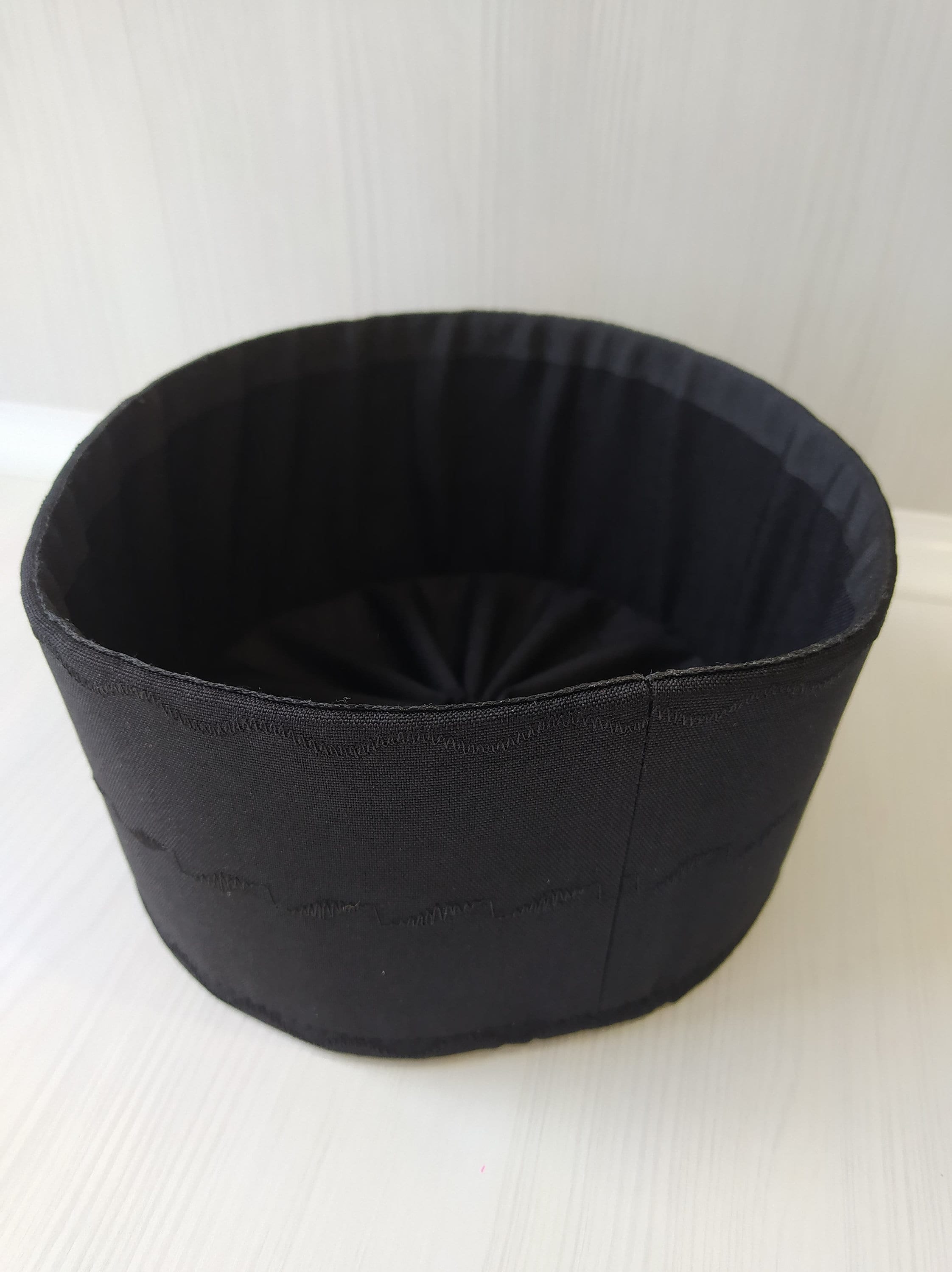 Greek style Skufia Greek Skufia Calotte Black in Velvet Etsy