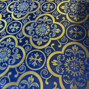 Floral Nonmetallic Brocade - Church Brocade - Liturgical Brocade - Priest Brocade - Clerical fabric