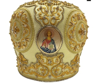 Gold Mitra - Crown - Miter - Miter - Mithra - Mithras - Orthodox mitra