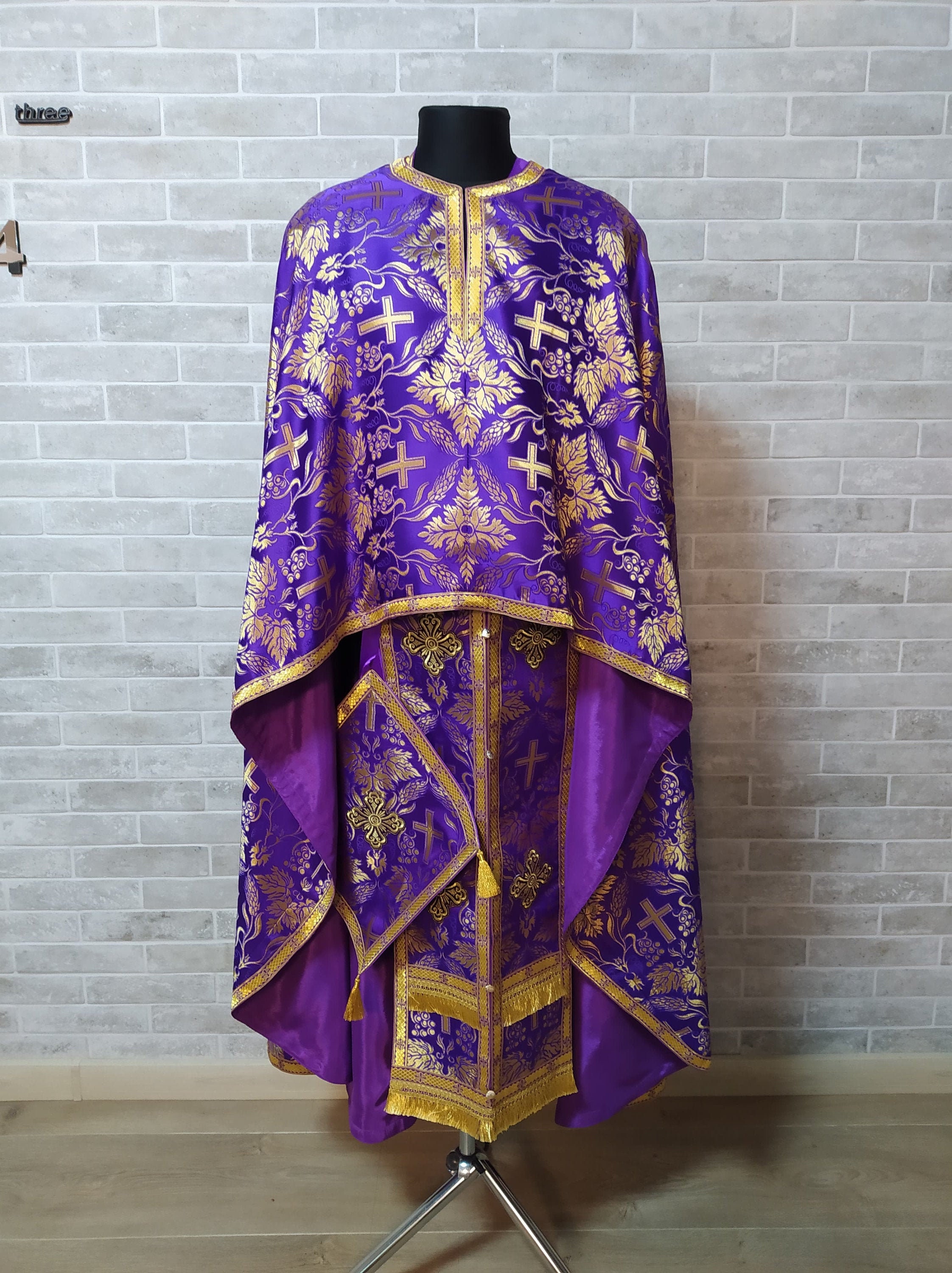 Priest Vestment Priest Robes Clothes for Priests Sacred Etsy UK