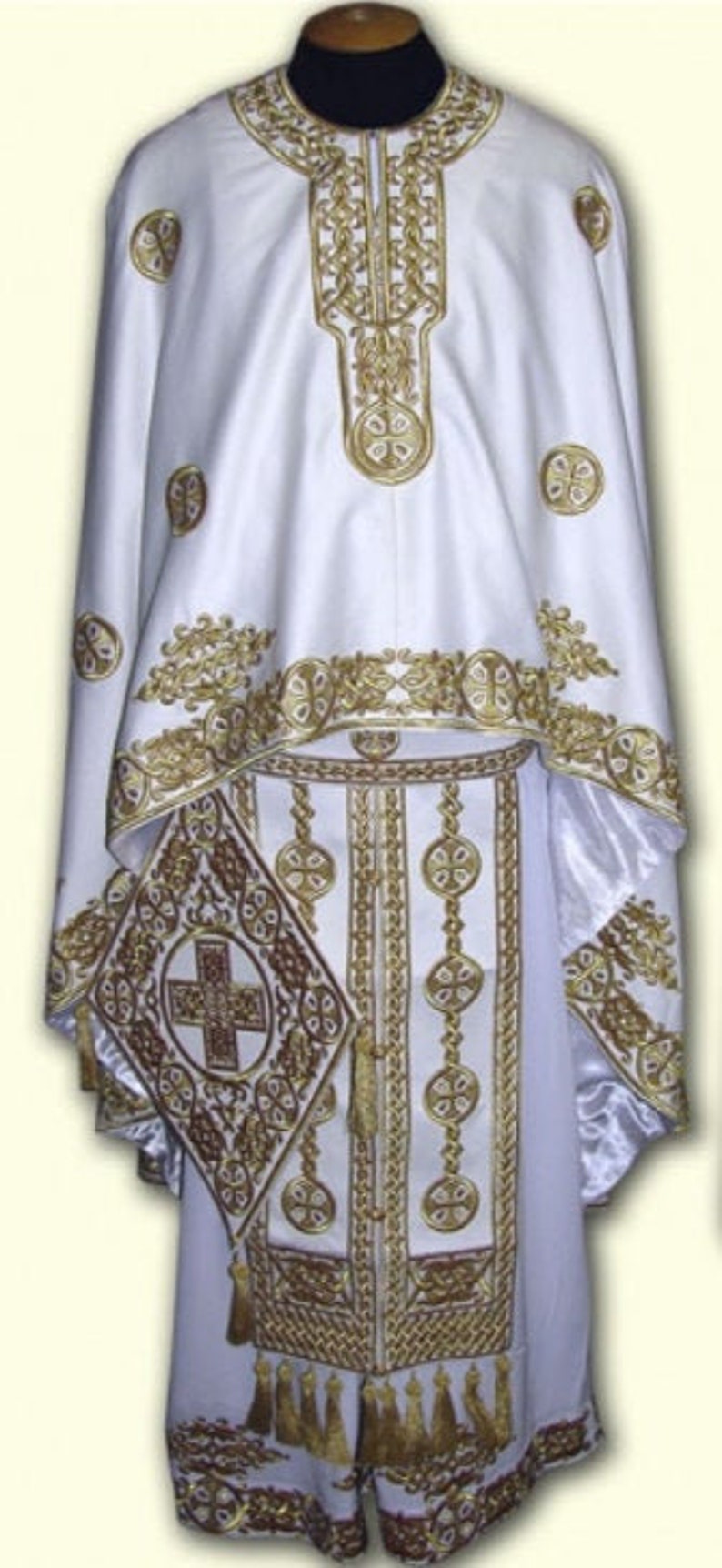 Greek vestment Priest robe Orthodox vestments Priest Etsy