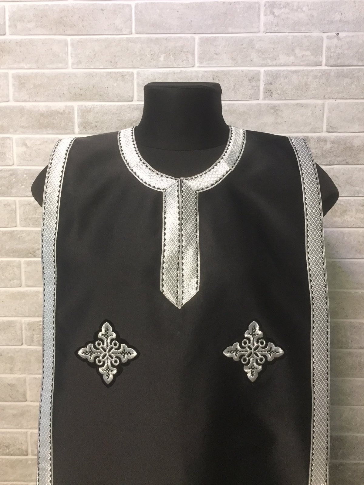 Coptic Style Epitrachilus - Coptic Stole in Satin - Coptic Epitrachilus ...