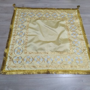 Embroidered Altar cover - Covers for the altar and Prothesis table - Vestment on the throne and the altar - Oblation table vestment