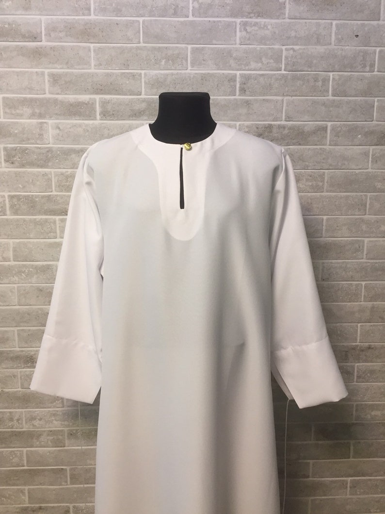 Stykhar sin bordado - podriznik con cinta - Sacerdote stykhar - Vestimenta del altar - Stykhar imagen 2