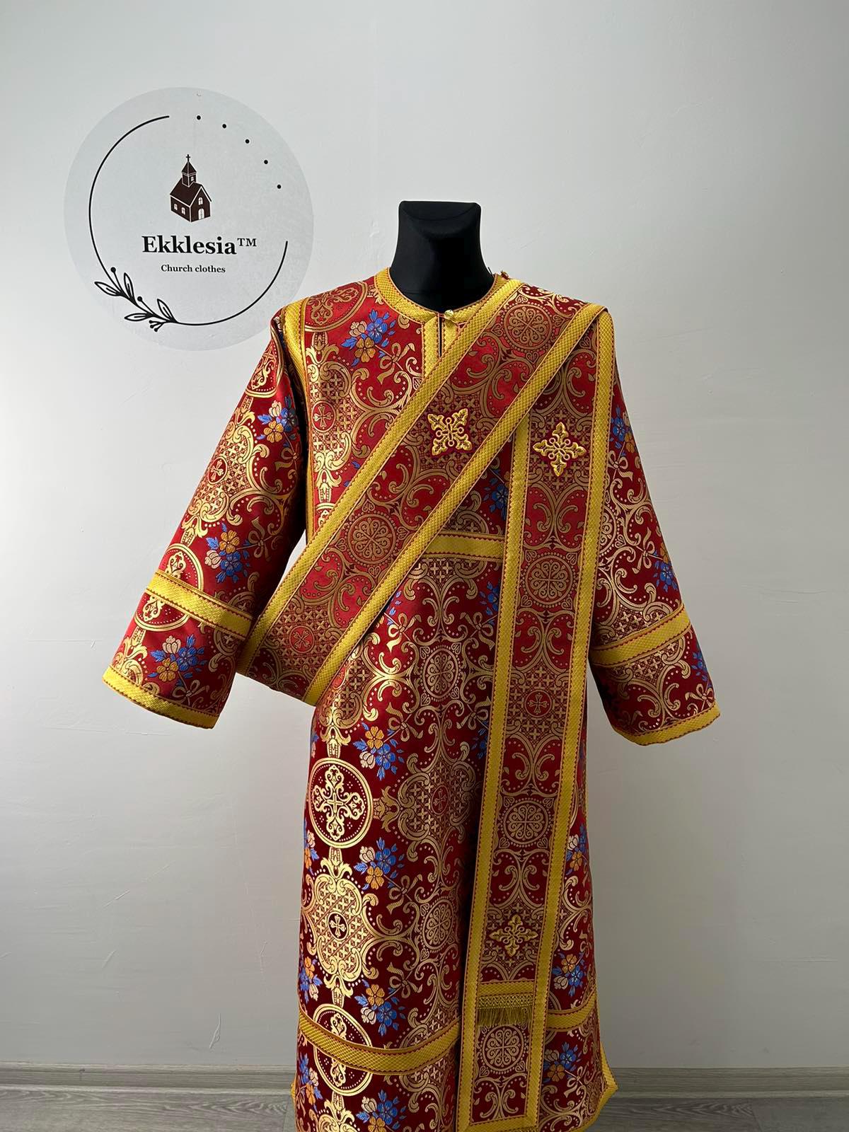 Protodeacon Protodeacon Vestments Set in Nonmetallic Brocdae - Deacon's Alb ...