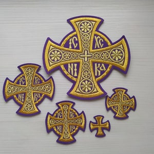NIKA crosses - Set of crosses - Vestments crosses set - Crosses set - 13 crosses set