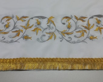 Stykhar with gold/silver embroidery - Podriznik - Priest stikhar - Altar vestment - Stikhar