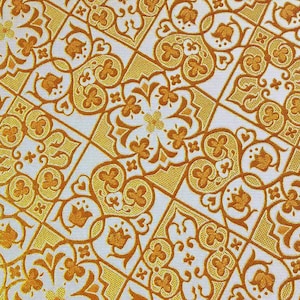 Sophia Nonmetallic Greek Brocade - Church Brocade - Liturgical Brocade - Priest Brocade - Church fabrics - Vestments fabric