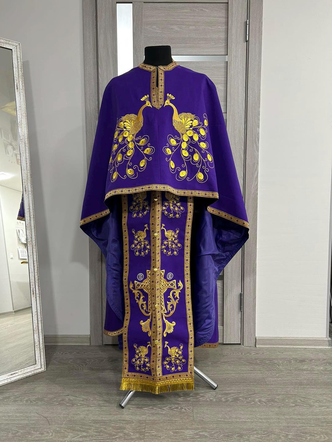 Embroidered Liturgical Vestment - Priest Robe - Orthodox Vestments ...