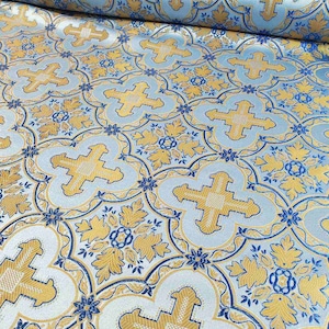 Nonmetallic Brocade - Church Brocade - Liturgical Brocade - Priest Brocade