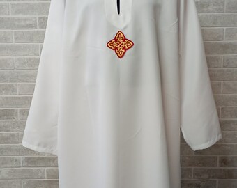 Camisa de bautismo Túnica de bautismo Túnica de bautismo para