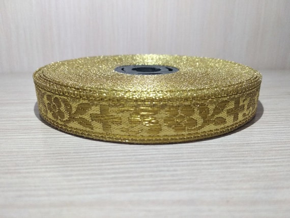 Liturgical trim 5cm / 4cm / 2cm / 1,5 cm - Church galoon - Gold galloon trim - Church ribbon