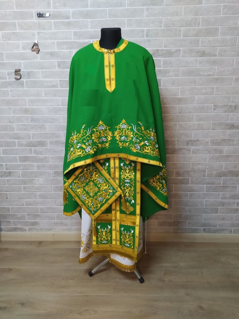 Greek Vestment Priest Robe Orthodox Vestments Priest Etsy