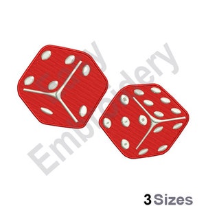Dice - Machine Embroidery Design
