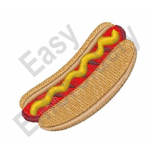 Hotdog - Machine Embroidery Design