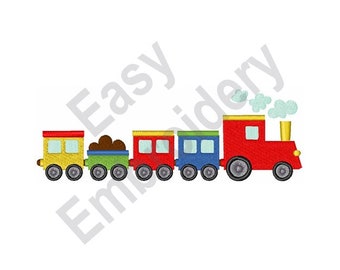 Toy Train - Machine Embroidery Design