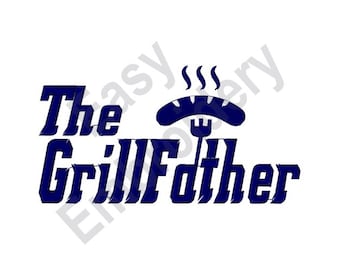 The Grillfather - Machine Embroidery Design