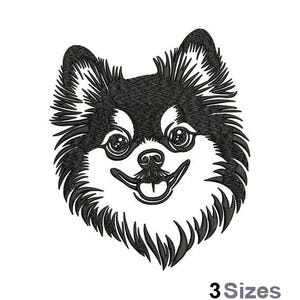 Pomeranian - Machine Embroidery Design - 3 Sizes