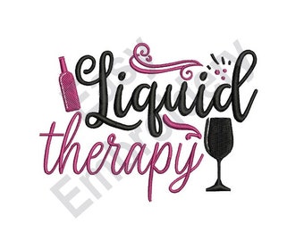 Liquid Therapy - Machine Embroidery Design
