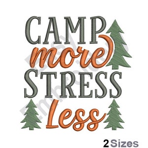 Camp More - Machine Embroidery Design