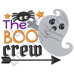 The Boo Crew - Machine Embroidery Design, Halloween embroidery