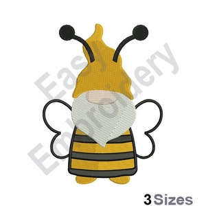 Gnome abeille - motif de broderie machine