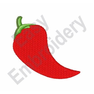Hot Pepper - Machine Embroidery Design